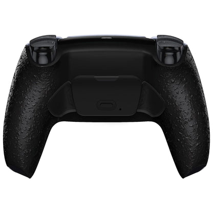 Textured Black Back Paddles Programable Rise V4 Remap Kit for PS5 Controller BDM-030 040 050 060, Upgrade Board Redesigned Back Shell Buttons Attachment for PS5 Controller - NO Controller