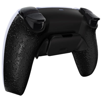 Textured Black Back Paddles Programable Rise V4 Remap Kit for PS5 Controller BDM-030 040 050 060, Upgrade Board Redesigned Back Shell Buttons Attachment for PS5 Controller - NO Controller