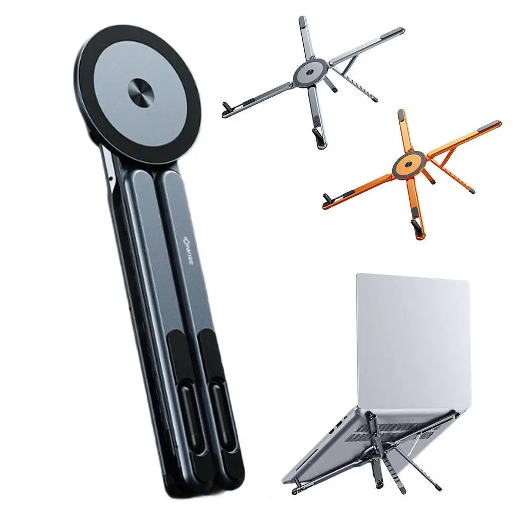 Magnetic Phone Holder Selfie Stick Tripod for Iphone 17 16 Pro Max Ipad Tablet Laptop Stand Foldable Magnetic Brack U7Y6