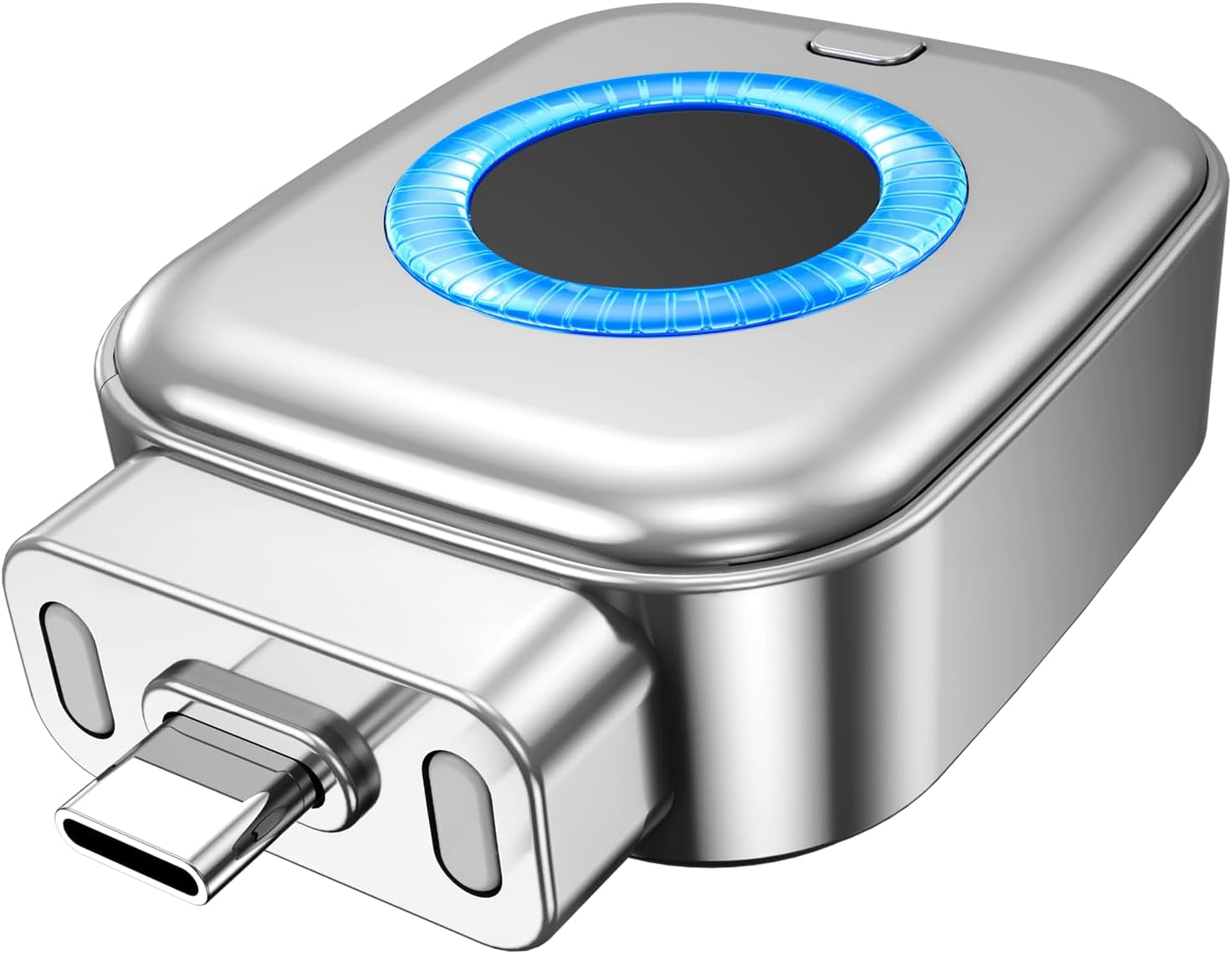 Auto Power off Charger Protector with AI Full Charge Disconnect Function,Supports up to 140W Power, Auto Disconnect Fast Charging Adapter, Prevent Battery Aging Extend Device Lifespan,Silver